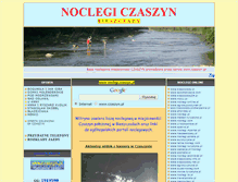 Tablet Screenshot of noclegi.czaszyn.pl